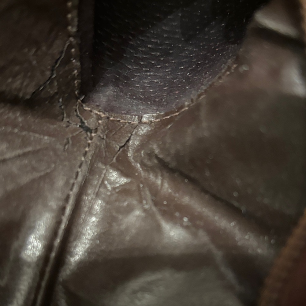 Steve Madden Brown Leather Pointed Toe Mid-Calf Heeled Boots - Picture 3 of 8